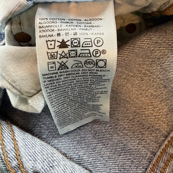 Levi's 501 Mens Jeans Blue Button Fly Straight Leg W38 L34 00501 0193 - Picture 4 of 11